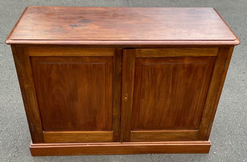 Victorian Mahogany Two Door Cupboard