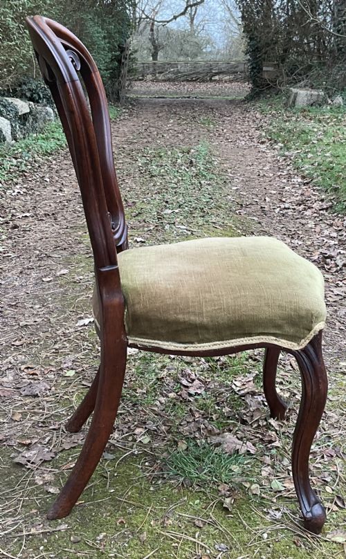 SET OF SIX VICTORIAN MAHOGANY DINING CHAIRS - ADDITIONAL PHOTO 10
