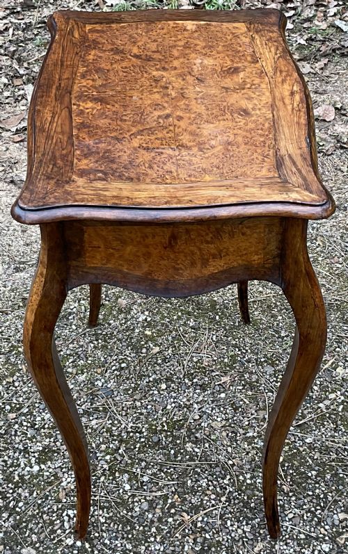 LADIES WALNUT WORK TABLE - ADDITIONAL PHOTO 6