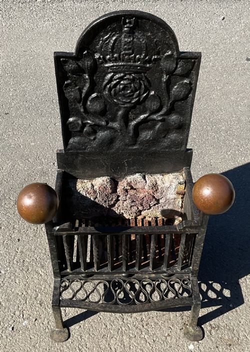 ARTS CRAFT IRON FIREGRATE - ADDITIONAL PHOTO 4