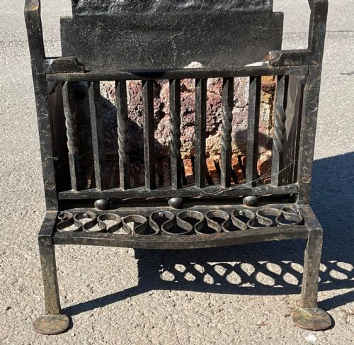 ARTS CRAFT IRON FIREGRATE - ADDITIONAL PHOTO 5