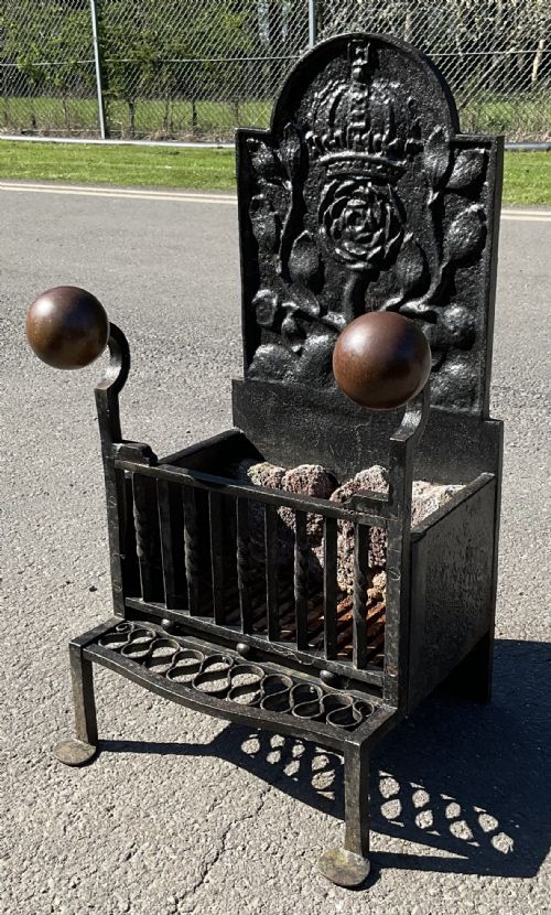 ARTS CRAFT IRON FIREGRATE - ADDITIONAL PHOTO 6
