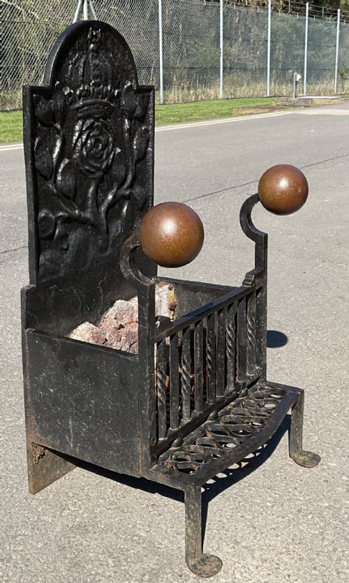 ARTS CRAFT IRON FIREGRATE - ADDITIONAL PHOTO 7