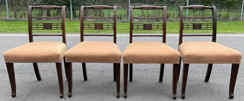SET OF SIX GEORGIAN MAHOGANY DINING CHAIRS - ADDITIONAL PHOTO 5