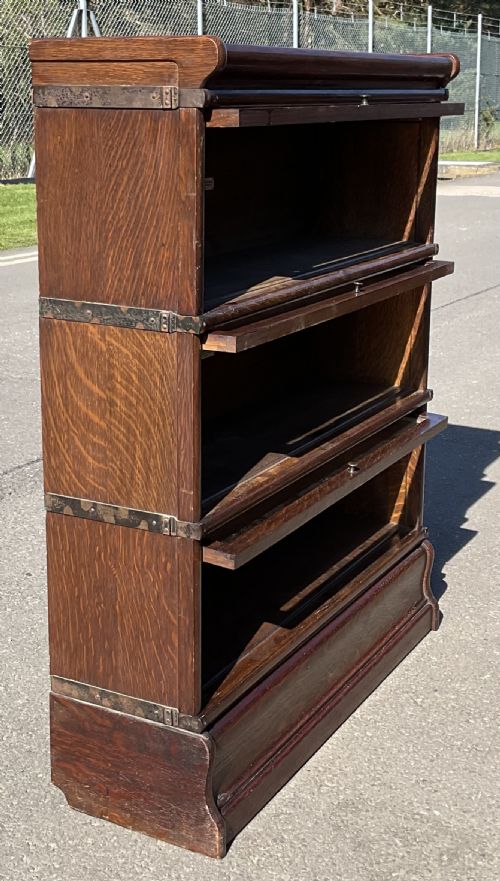 Globe Wernicke Oak Stacking Bookcase