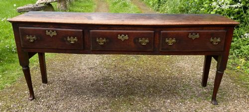 GEORGIAN OAK DRESSER - ADDITIONAL PHOTO 1