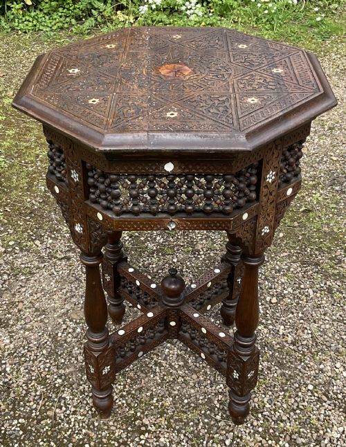 OCTAGONAL NORTH AFRICAN CENTRE TABLE - ADDITIONAL PHOTO 7