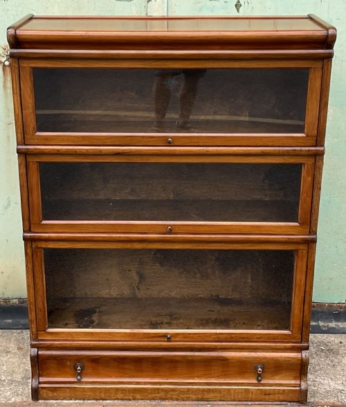 Globe Wernicke Mahogany Stacking Bookcase