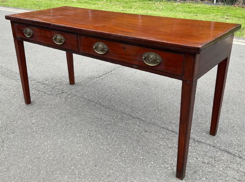 GEORGIAN MAHOGANY SERVING TABLE - ADDITIONAL PHOTO 6
