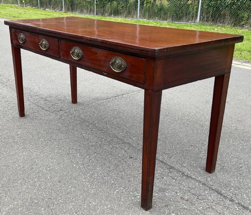 GEORGIAN MAHOGANY SERVING TABLE - ADDITIONAL PHOTO 7