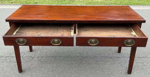 GEORGIAN MAHOGANY SERVING TABLE - ADDITIONAL PHOTO 8