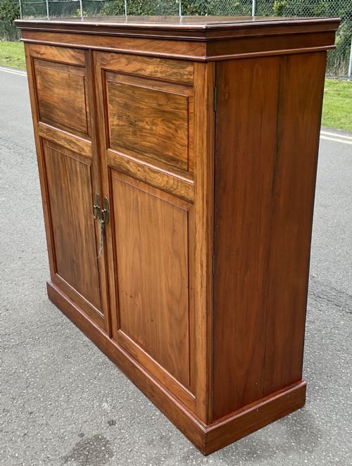 VICTORIAN MAHOGANY TWO DOOR BEDROOM CUPBOARD - ADDITIONAL PHOTO 6