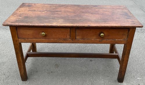 VICTORIAN PINE KITCHEN TABLE - ADDITIONAL PHOTO 1