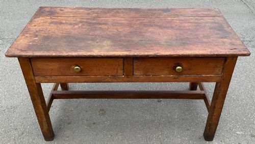 VICTORIAN PINE KITCHEN TABLE - ADDITIONAL PHOTO 2