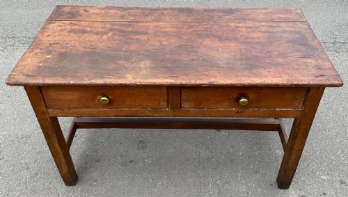 VICTORIAN PINE KITCHEN TABLE - ADDITIONAL PHOTO 3