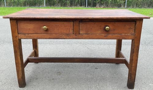 VICTORIAN PINE KITCHEN TABLE - ADDITIONAL PHOTO 4