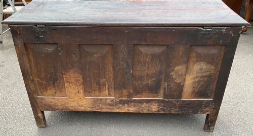 GEORGIAN LARGE OAK MULE CHEST - ADDITIONAL PHOTO 12