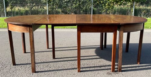 GEORGIAN MAHOGANY EXTENDING DINING TABLE TO SEAT 12 - ADDITIONAL PHOTO 15