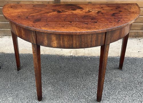 PAIR OF GEORGIAN MAHOGANY DEND CONSOLE TABLES - ADDITIONAL PHOTO 5