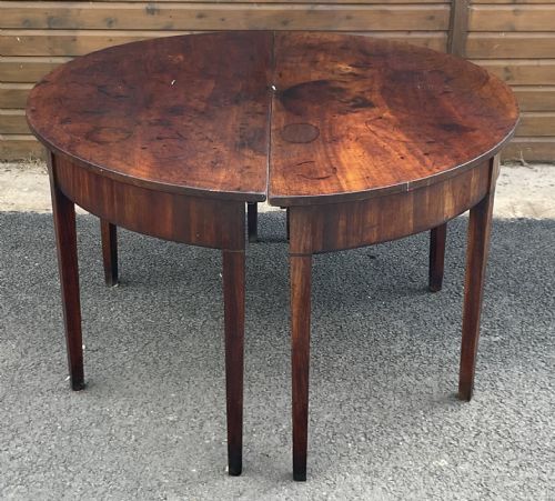 PAIR OF GEORGIAN MAHOGANY DEND CONSOLE TABLES - ADDITIONAL PHOTO 8