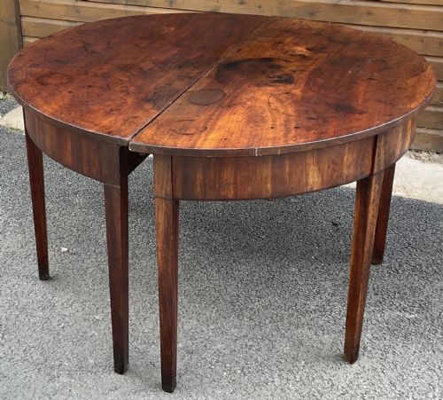 PAIR OF GEORGIAN MAHOGANY DEND CONSOLE TABLES - ADDITIONAL PHOTO 9