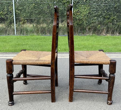 SIX GEORGIAN ELM SPINDLEBACK CHAIRS - ADDITIONAL PHOTO 9