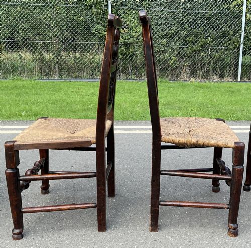 SIX GEORGIAN ELM SPINDLEBACK CHAIRS - ADDITIONAL PHOTO 10