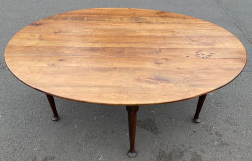 HUGE GEORGIAN MAHOGANY DROPLEAF DINING TABLE - ADDITIONAL PHOTO 2