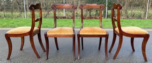 SET OF SIX REGENCY MAHOGANY DINING CHAIRS - ADDITIONAL PHOTO 8
