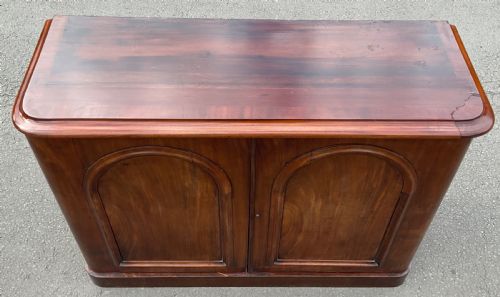 VICTORIAN MAHOGANY SIDE CUPBOARD - ADDITIONAL PHOTO 6