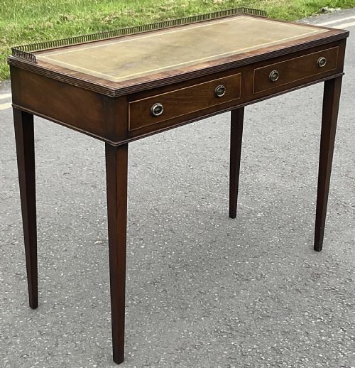 GEORGIAN STYLE MAHOGANY WRITING TABLE - ADDITIONAL PHOTO 7
