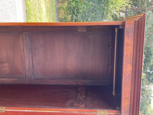 EDWARDIAN TALL MAHOGANY HALL WARDROBE - ADDITIONAL PHOTO 6