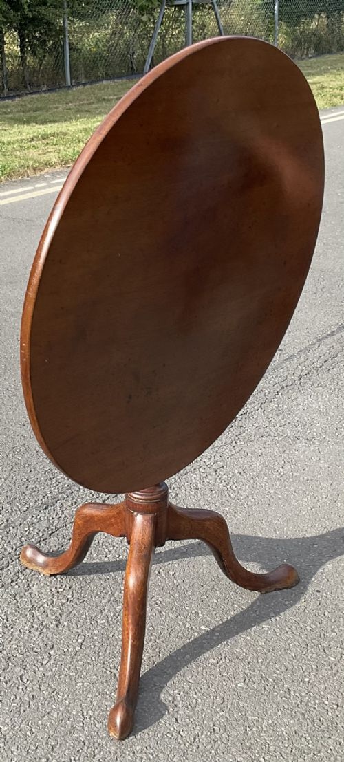 GEORGIAN MAHOGANY TRIPOD TABLE - ADDITIONAL PHOTO 1