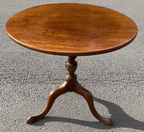 GEORGIAN MAHOGANY TRIPOD TABLE - ADDITIONAL PHOTO 3