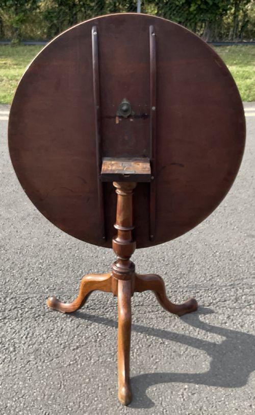 GEORGIAN MAHOGANY TRIPOD TABLE - ADDITIONAL PHOTO 4