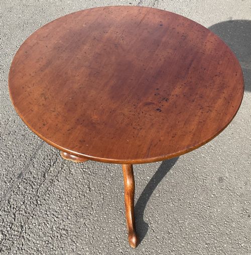 GEORGIAN MAHOGANY TRIPOD TABLE - ADDITIONAL PHOTO 6