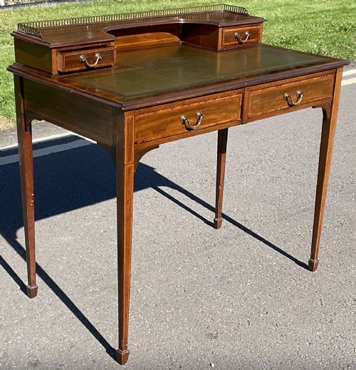 Edwardian Inlaid Mahogany Writing Desk