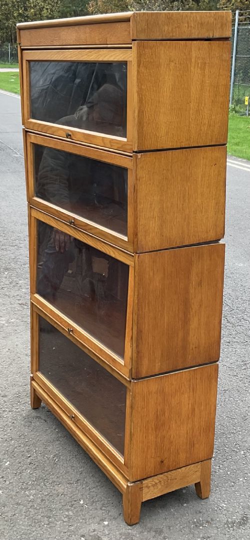 GOLDEN OAK STACKING BOOKCASE BY GUNN - ADDITIONAL PHOTO 3