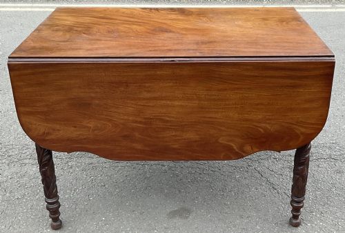 REGENCY MAHOGANY PEMBROKE DINING TABLE - ADDITIONAL PHOTO 1