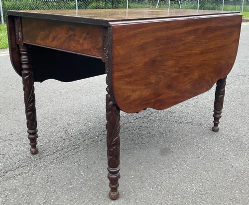 REGENCY MAHOGANY PEMBROKE DINING TABLE - ADDITIONAL PHOTO 6