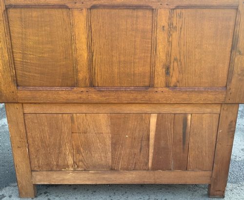 ANTIQUE OAK BLANKET CHEST - ADDITIONAL PHOTO 9