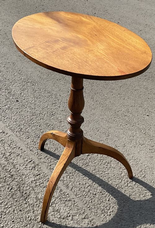 GEORGIAN OVAL TILT TOP TRIPOD TABLE - ADDITIONAL PHOTO 7