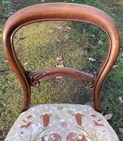 SET OF TWELVE VICTORIAN MAHOGANY DINING CHAIRS - ADDITIONAL PHOTO 7