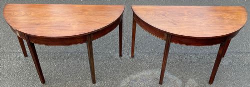 GEORGIAN MAHOGANY EXTENDING DINING TABLE TO SEAT TWELVE - ADDITIONAL PHOTO 9