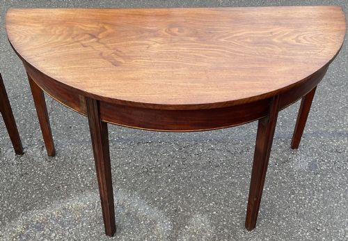 GEORGIAN MAHOGANY EXTENDING DINING TABLE TO SEAT TWELVE - ADDITIONAL PHOTO 10