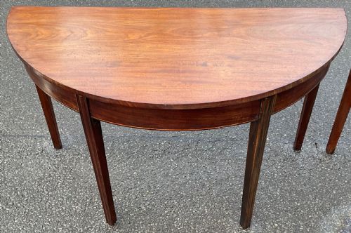 GEORGIAN MAHOGANY EXTENDING DINING TABLE TO SEAT TWELVE - ADDITIONAL PHOTO 11