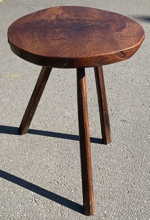 GEORGIAN OAK CRICKET TABLE - ADDITIONAL PHOTO 4
