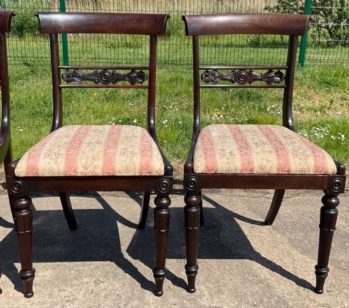 SET OF SIX REGENCY ROSEWOOD DINING CHAIRS - ADDITIONAL PHOTO 5