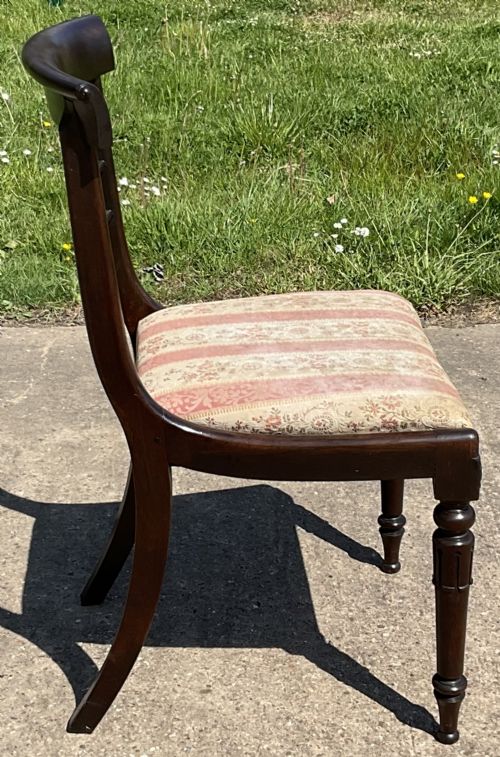 SET OF SIX REGENCY ROSEWOOD DINING CHAIRS - ADDITIONAL PHOTO 8