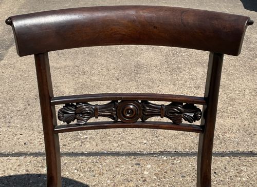 SET OF SIX REGENCY ROSEWOOD DINING CHAIRS - ADDITIONAL PHOTO 10